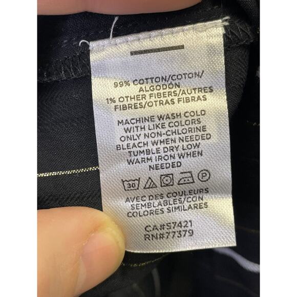 Ann Taylor Black and White Striped Blouse - Picture 5 of 11